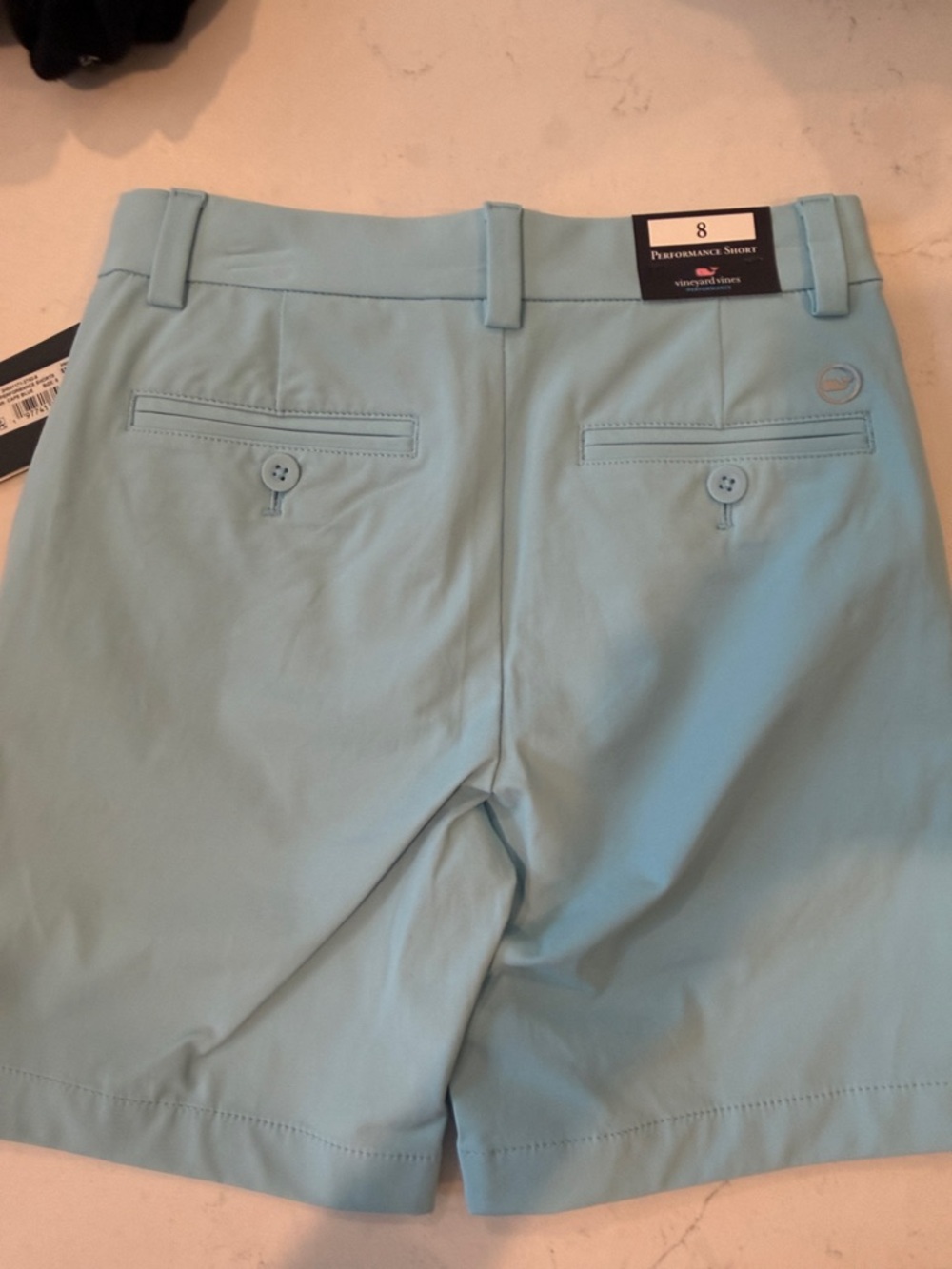 Vineyard Vines Boy’s Light Blue Athletic Shorts - Picture 4 of 4